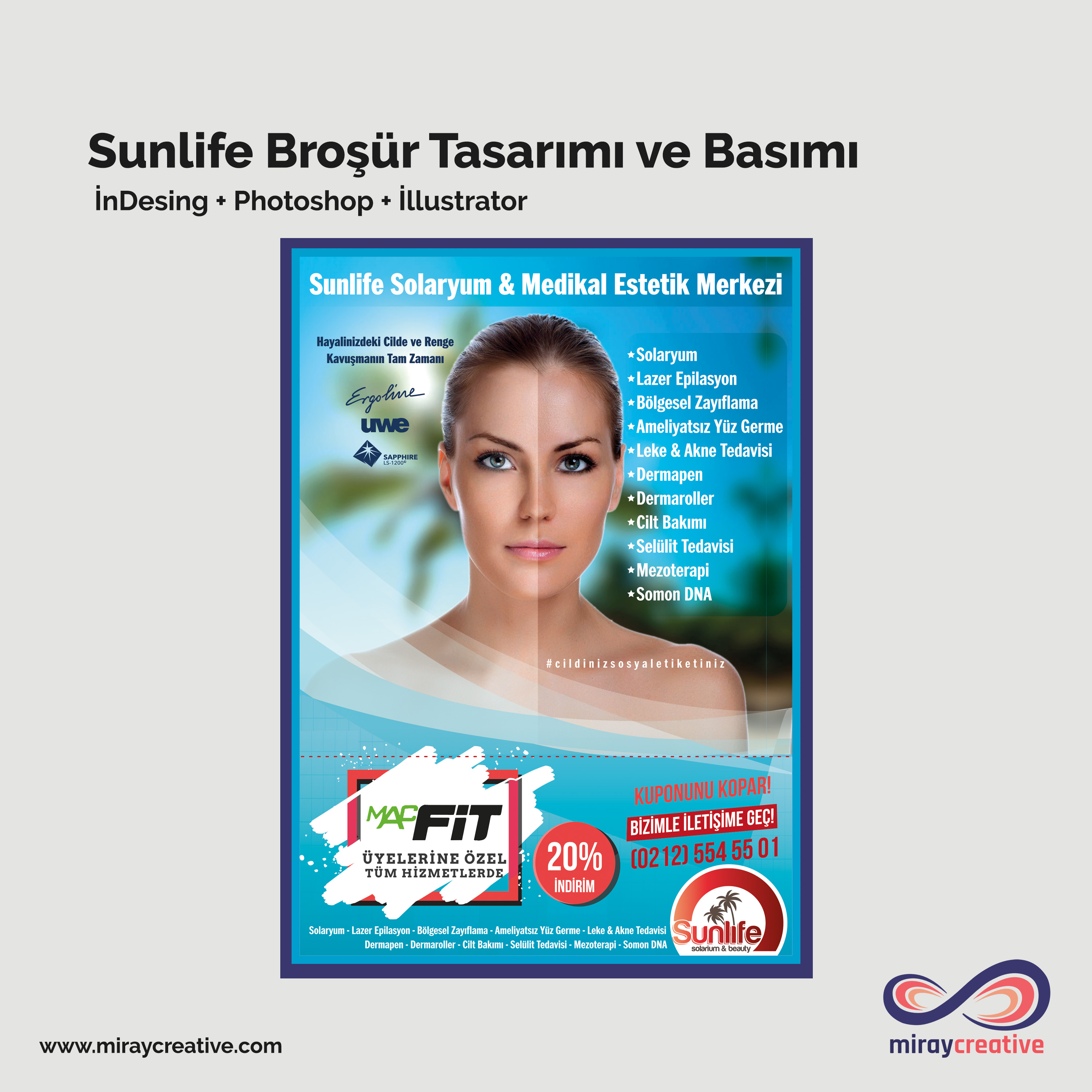 Sunlife Broşür Tasarımı ve Basımı 