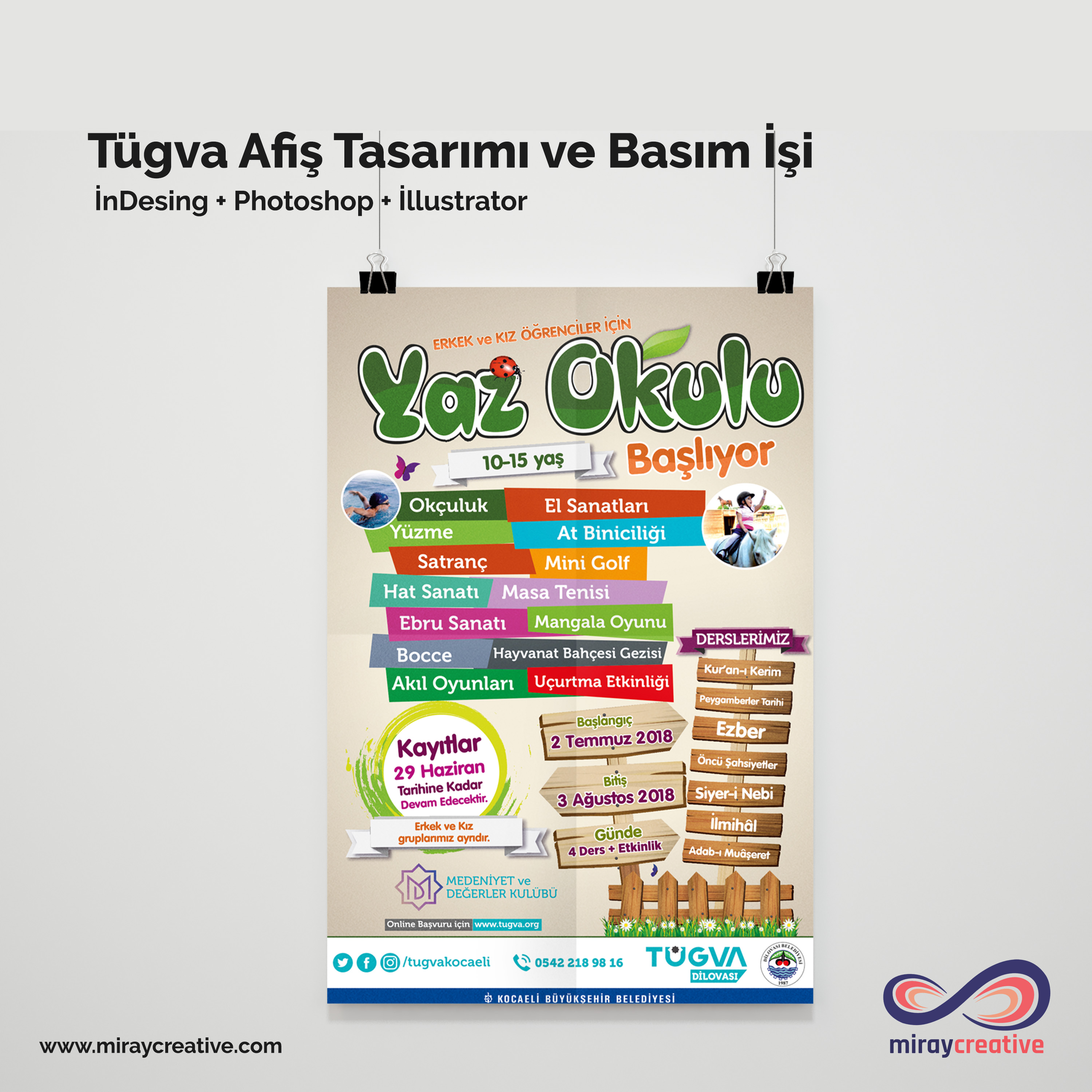 Tügva Afiş Tasarımı ve Basım İşi